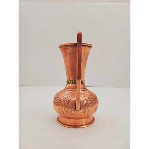 Copper Vase Copper Jug Copper Vintage Vase Decoration Ornaments Copper Pot Gift - Picture 7 of 10